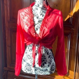 Fancy Red cardigan